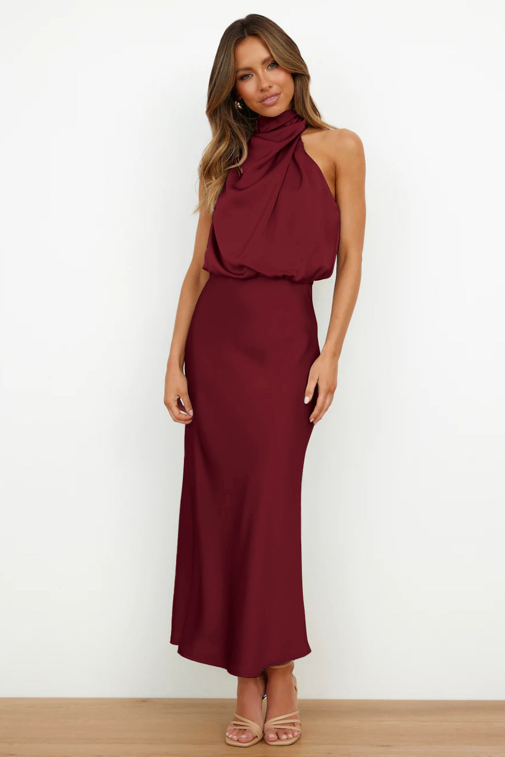 DressBetty - Sleeveless Off Shoulder Bodycon Elegant Maxi Dresses Wedding
