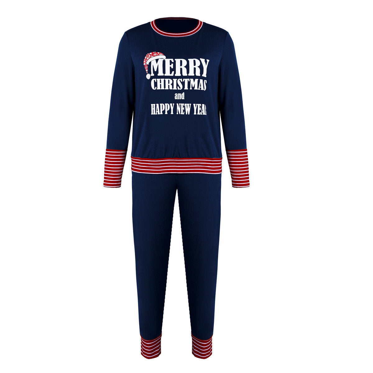 DressBetty - Merry Christmas Pajamas Set Casual Matching Set Full Sleeve Tops+Pants 2 Pieces