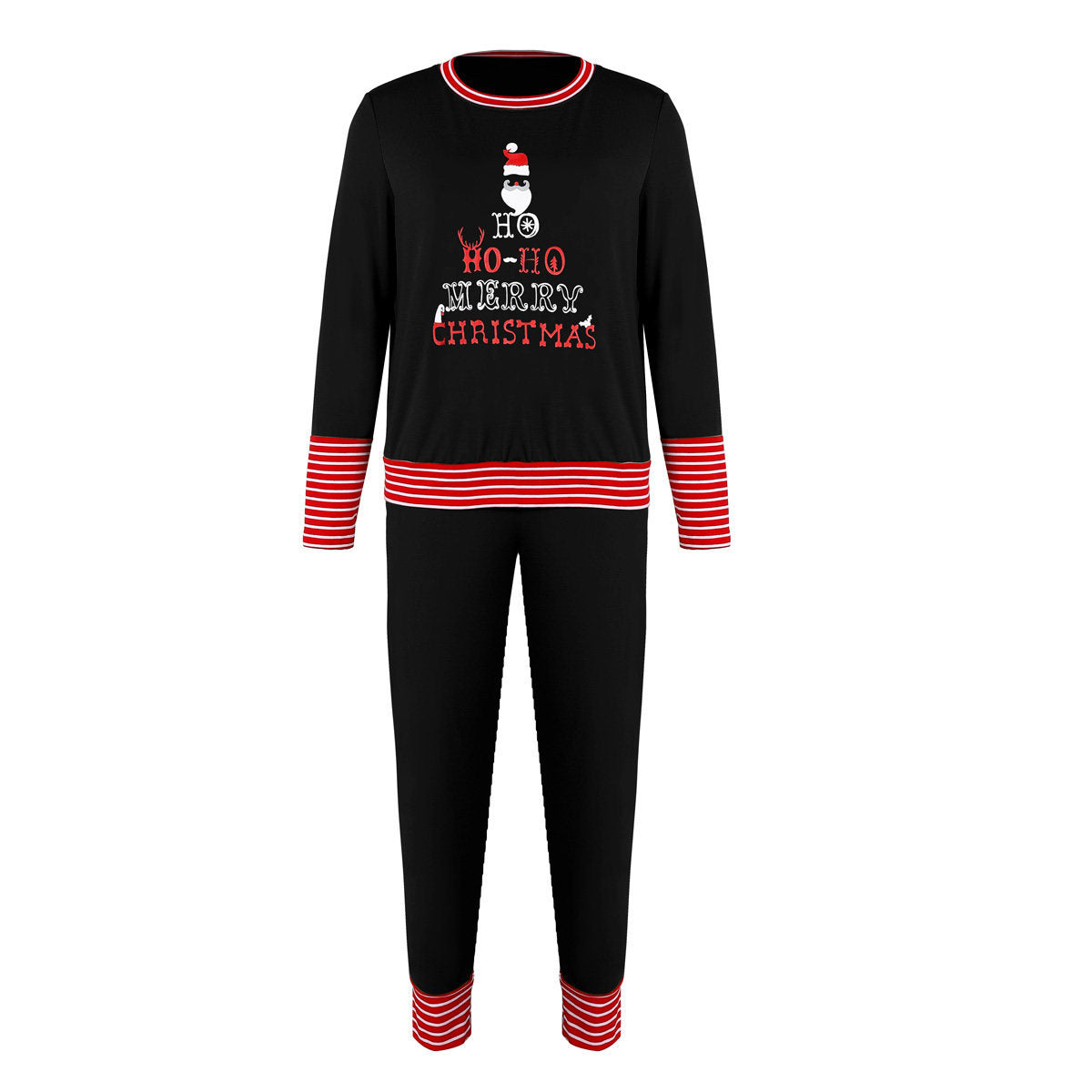DressBetty - Merry Christmas Pajamas Set Casual Matching Set Full Sleeve Tops+Pants 2 Pieces