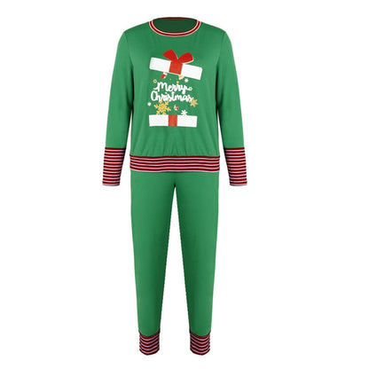 DressBetty - Merry Christmas Pajamas Set Casual Matching Set Full Sleeve Tops+Pants 2 Pieces