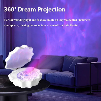 Aurora Lights Sea Shell Speaker