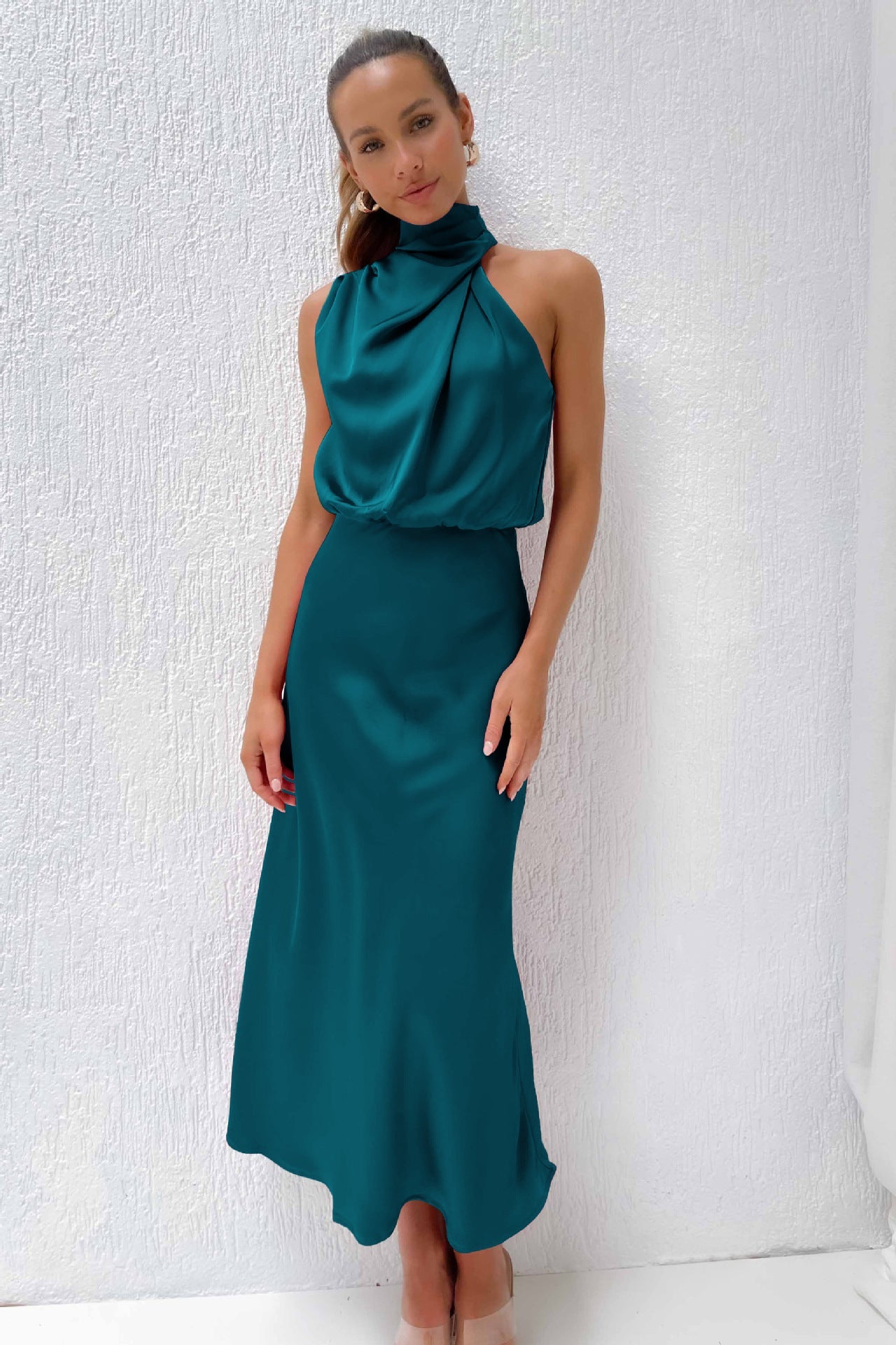 DressBetty - Sleeveless Off Shoulder Bodycon Elegant Maxi Dresses Wedding