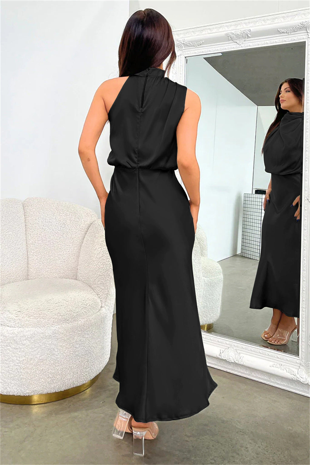 DressBetty - Sleeveless Off Shoulder Bodycon Elegant Maxi Dresses Wedding
