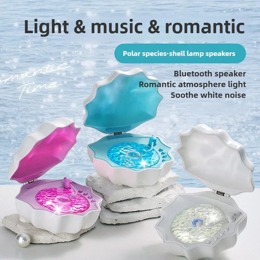 Aurora Lights Sea Shell Speaker