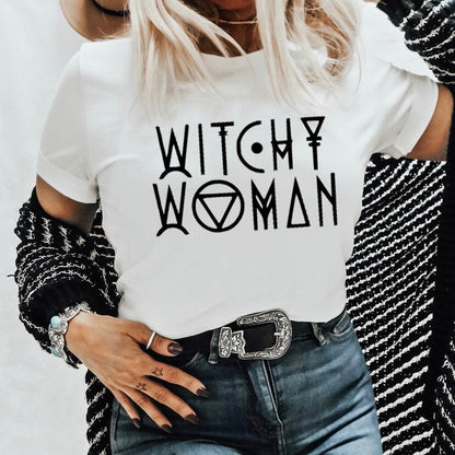 DressBetty - Witch Letter Funny Tshirt Halloween