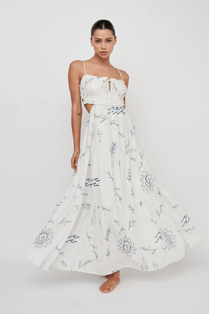 Soleia - Tiered Maxi Dress