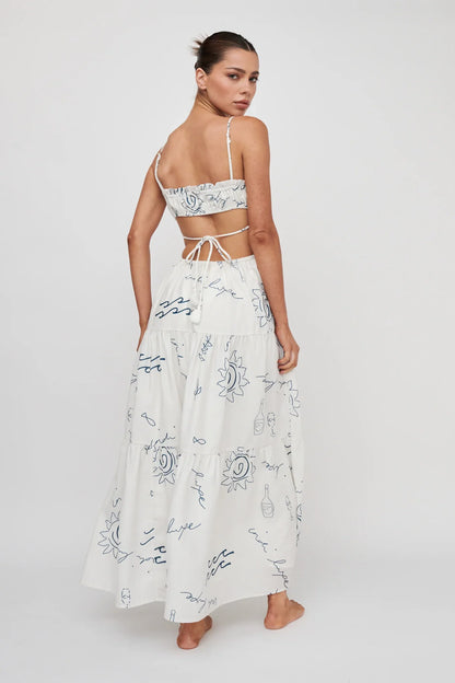 Soleia - Tiered Maxi Dress
