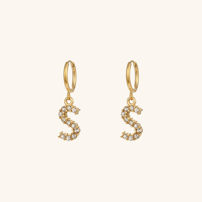 Aimee Initial Earrings