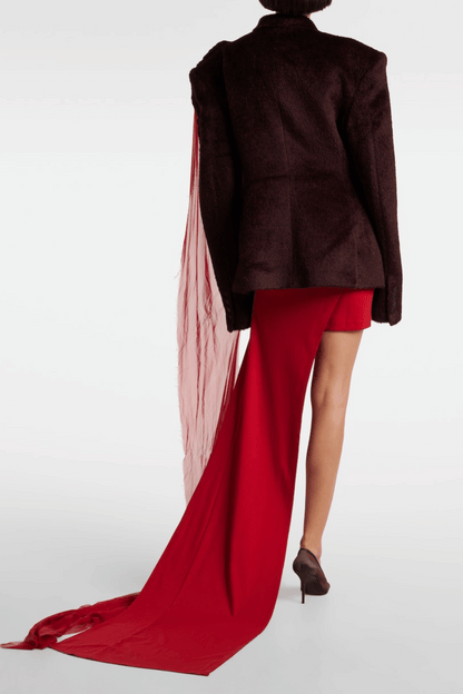 Saoirse Floral Fringe Embellished Blazer