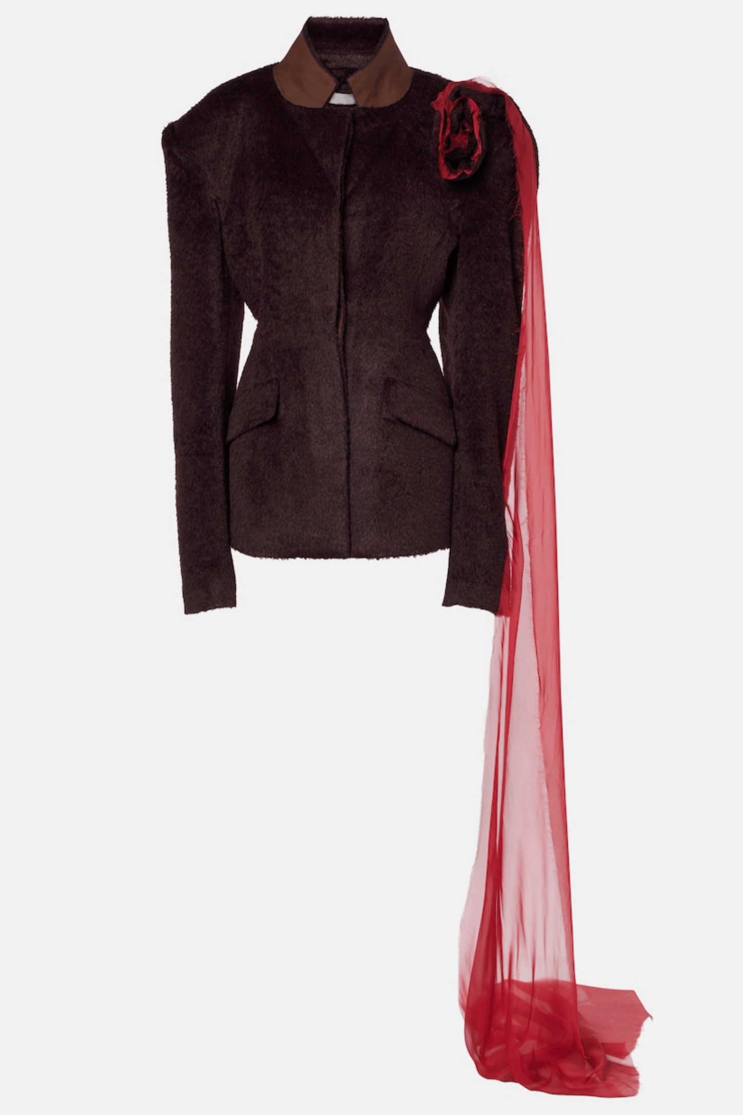 Saoirse Floral Fringe Embellished Blazer