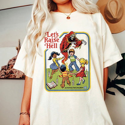 DressBetty - Satan Demon T-shirt Horror Devil Retro T-shirt
