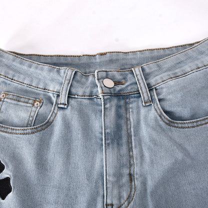 DressBetty - Women Low Waist Vintage Straight Denim Trousers Cyber Y2k Goth Pants Fashion Mom Jeans