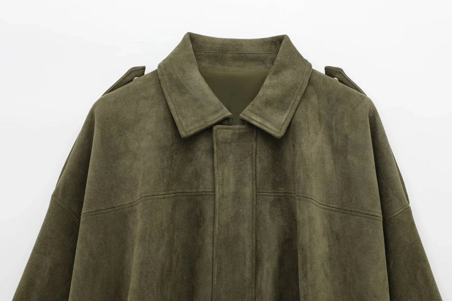 Mara Elegant Suede Loose Jacket