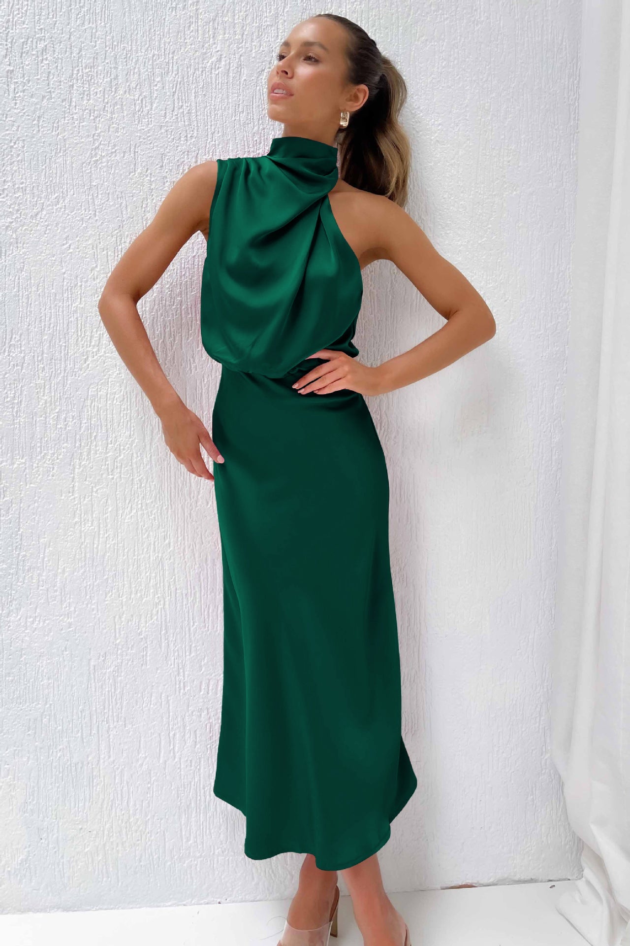 DressBetty - Sleeveless Off Shoulder Bodycon Elegant Maxi Dresses Wedding