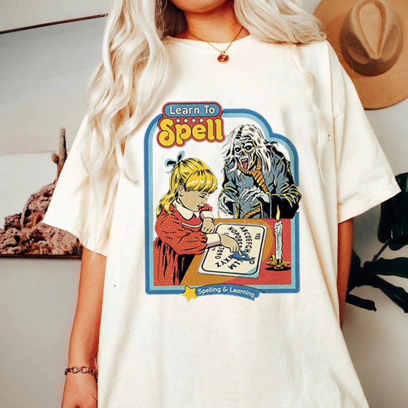 DressBetty - Satan Demon T-shirt Horror Devil Retro T-shirt
