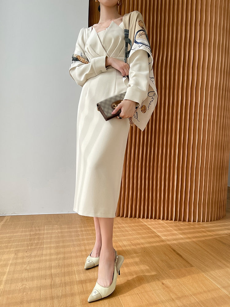DressBetty - Long Sleeve Vintage Fashion Chic Evening Vestido Female Birthday