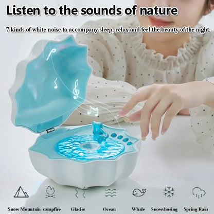 Aurora Lights Sea Shell Speaker