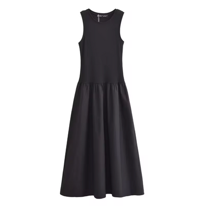 Margot | Sleeveless Cotton Maxi Dress