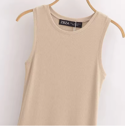 Margot | Sleeveless Cotton Maxi Dress