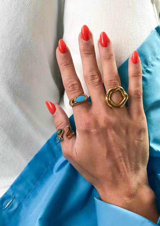 Noir Gold Power Rings