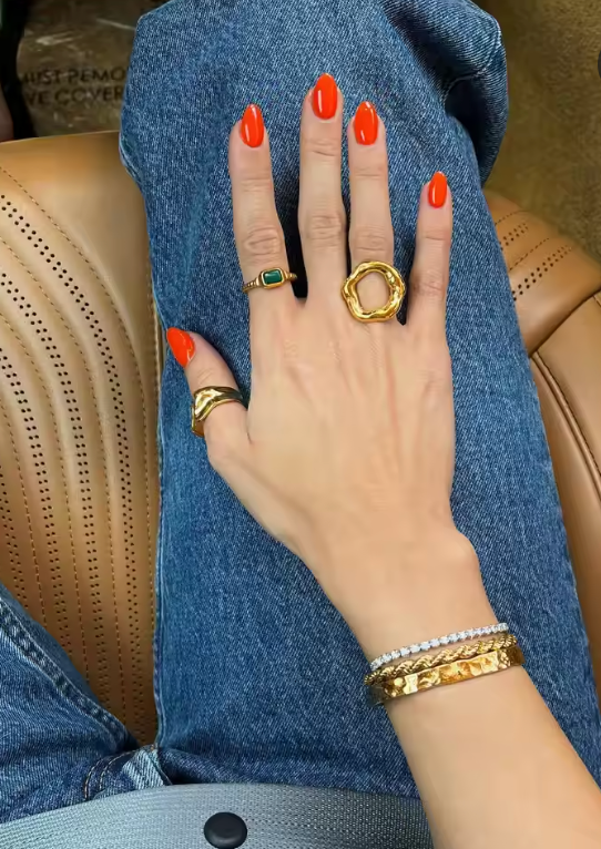 Noir Gold Power Rings