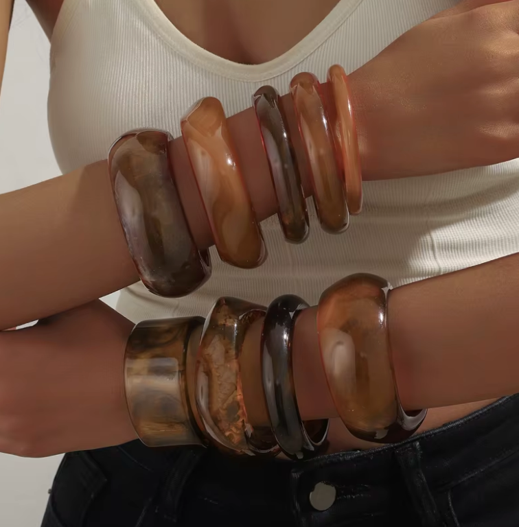 Amber Mood Bangles
