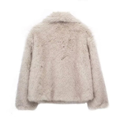 Auralis - Sleek Fur Jacket