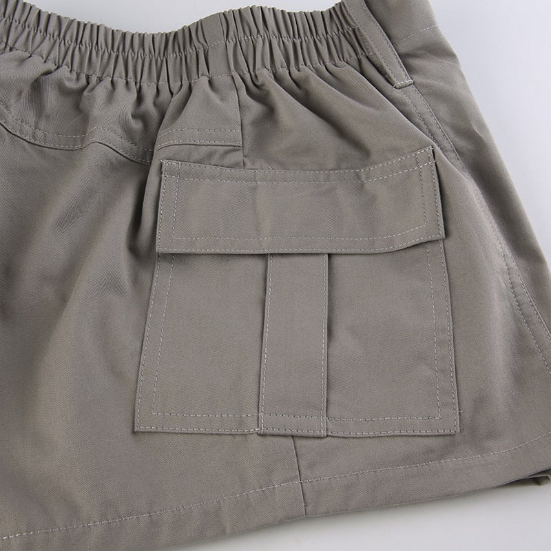 DressBetty - Low Waisted Shorts Harajuku Retro Basic Casual Sporty Bottom Women Biker