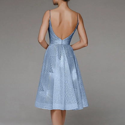 DressBetty - 2024 Luxurious Long Formal Party Elegant Evening Midi Dress