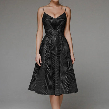 DressBetty - 2024 Luxurious Long Formal Party Elegant Evening Midi Dress