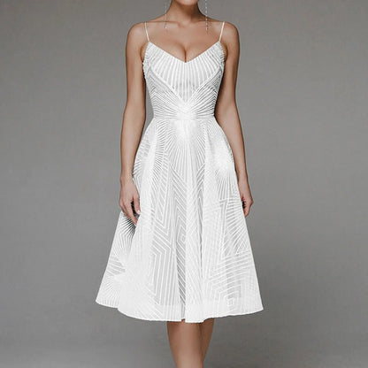 DressBetty - 2024 Luxurious Long Formal Party Elegant Evening Midi Dress