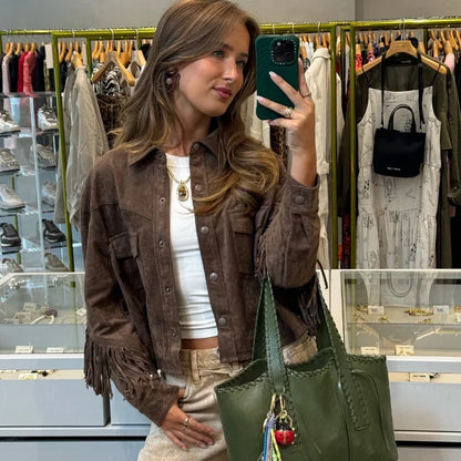 Buckle Warmth Feather Jacket