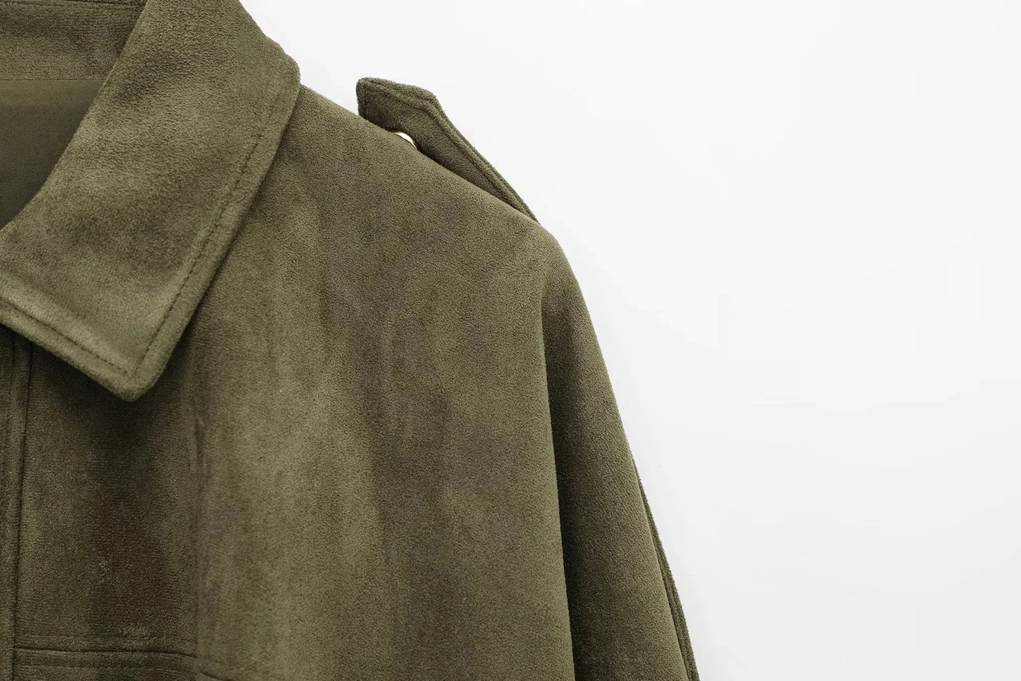 Mara Elegant Suede Loose Jacket