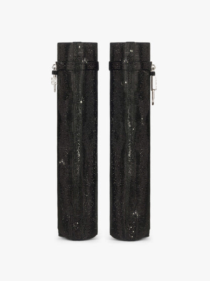 Shark Lock Boots In Strass
