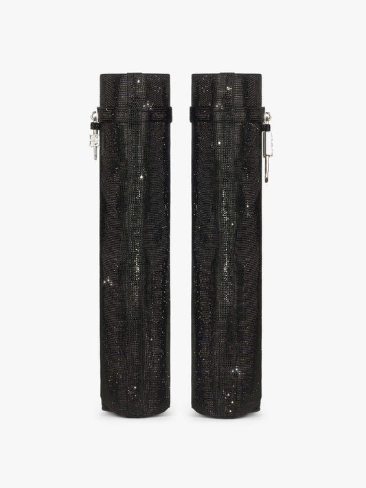 Shark Lock Boots In Strass