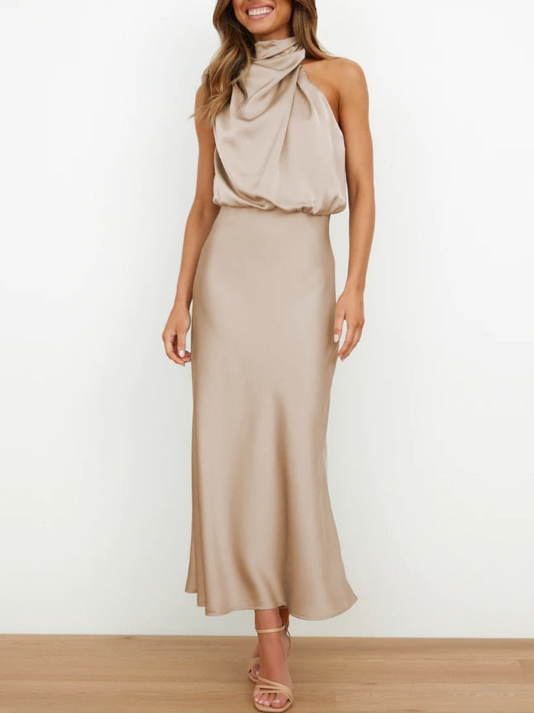 DressBetty - Sleeveless Off Shoulder Bodycon Elegant Maxi Dresses Wedding