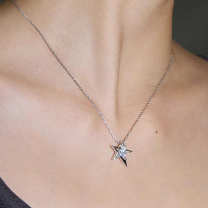 Stella Necklace Solid 925 Silver