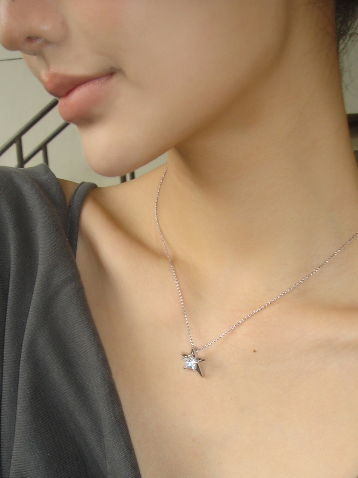 Stella Necklace Solid 925 Silver