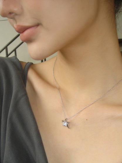 Stella Necklace Solid 925 Silver