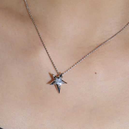 Stella Necklace Solid 925 Silver