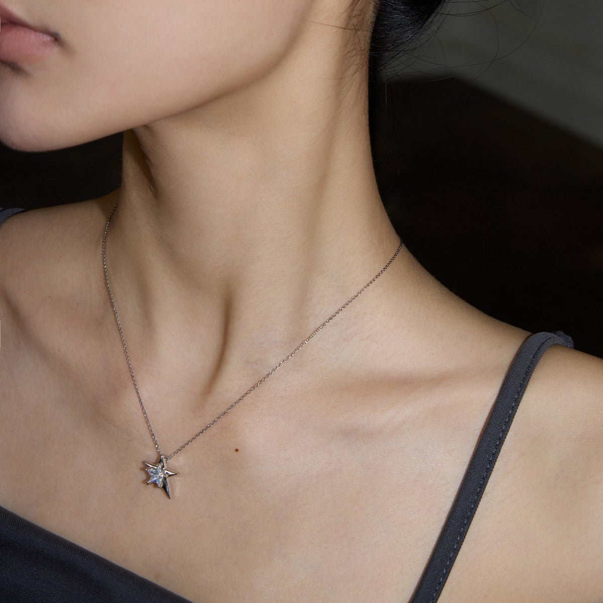 Stella Necklace Solid 925 Silver