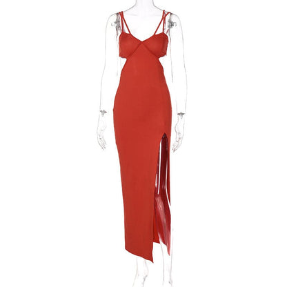 DressBetty - Summer Bodycon Dress Women Solid Color Sexy Dress