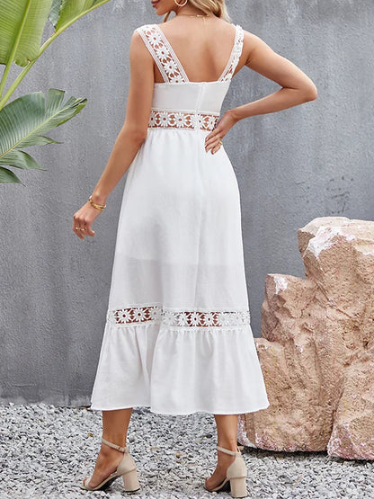 DressBetty - 2024 Sexy Backless Hollow Out Summer Evening Party Boho Dress