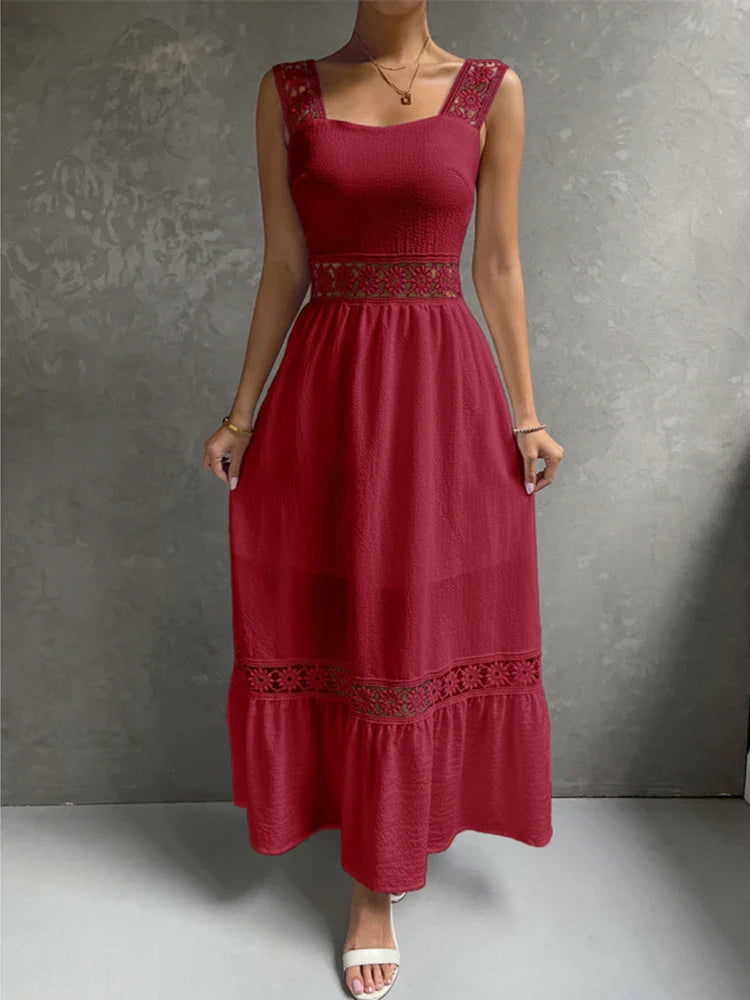 DressBetty - 2024 Sexy Backless Hollow Out Summer Evening Party Boho Dress