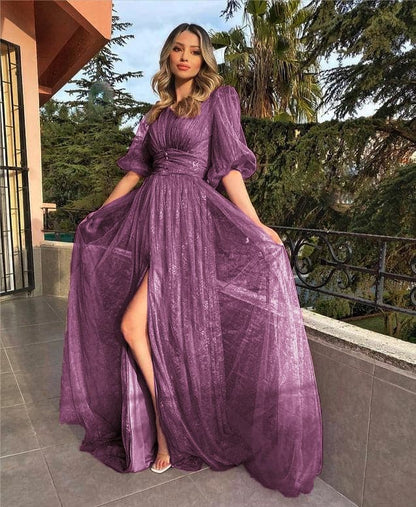 DressBetty - Summer Women Sexy V-Neck Full Sleeve Long Party Dress