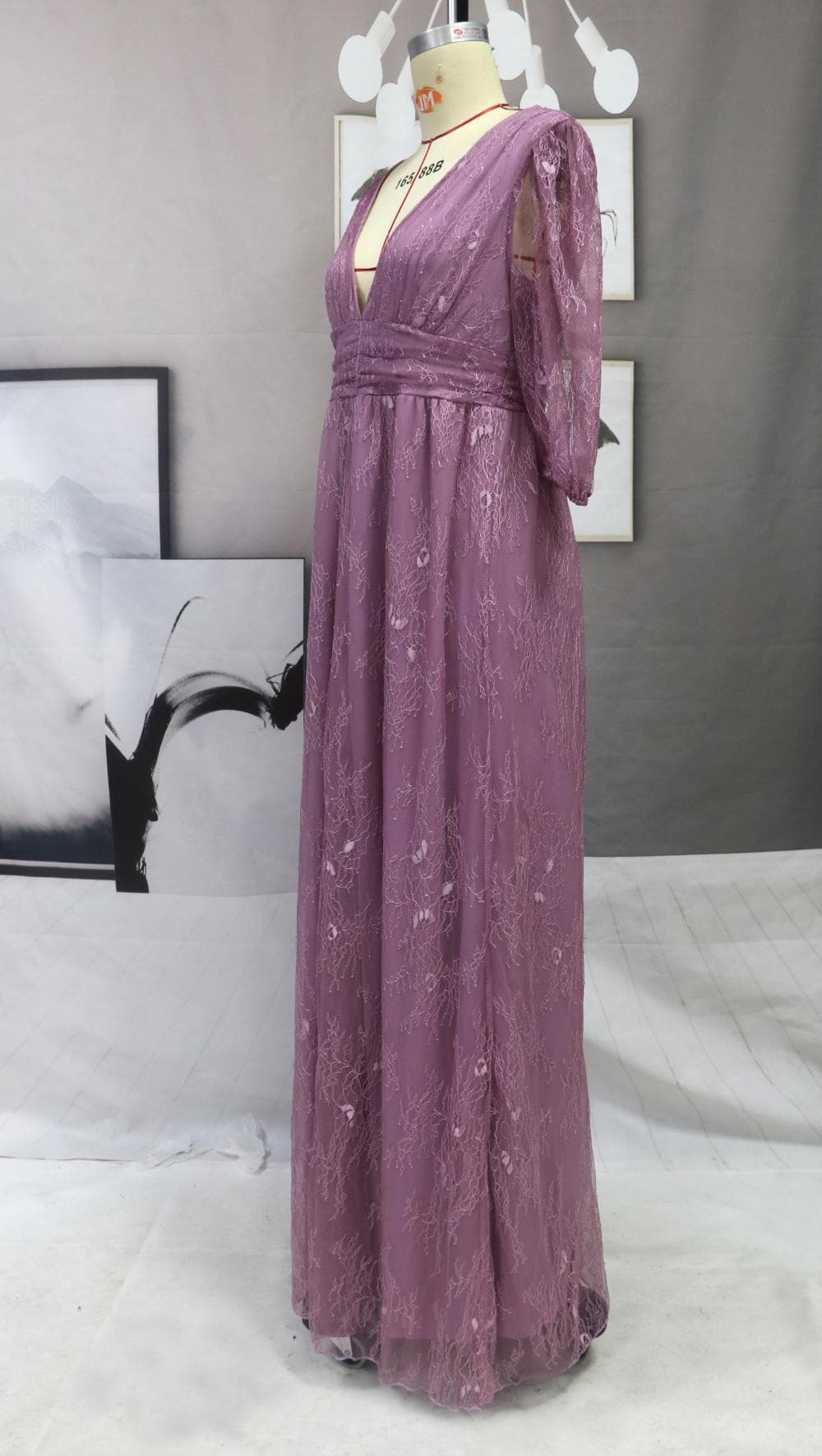 DressBetty - Summer Women Sexy V-Neck Full Sleeve Long Party Dress