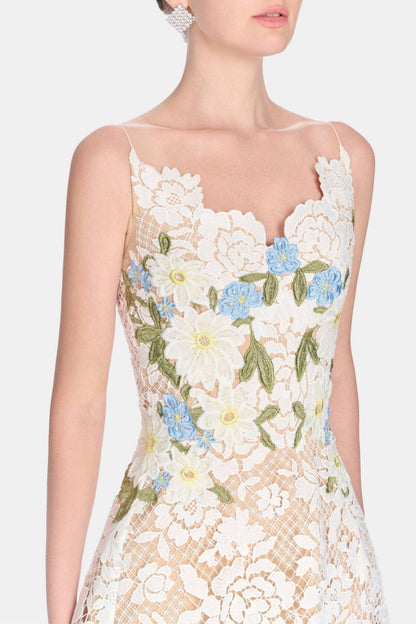 Terrica Floral Lace Maxi Dress