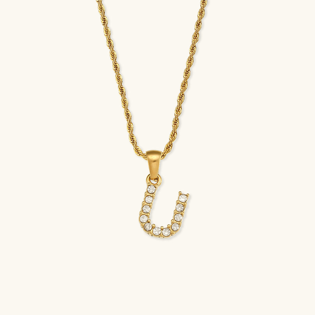 Celeste Initial Diamond Necklace