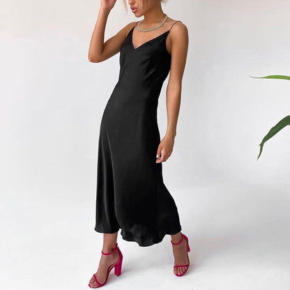 DressBetty - Silk Sexy Long Party Dress