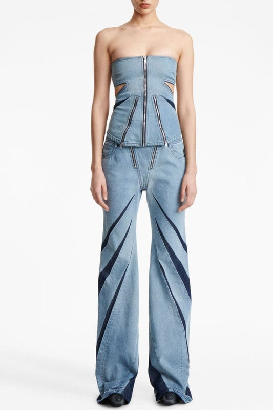Vivienne Denim Top